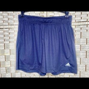 Womens Adidas Shorts Charcoal & Aqua Blue Size Small.